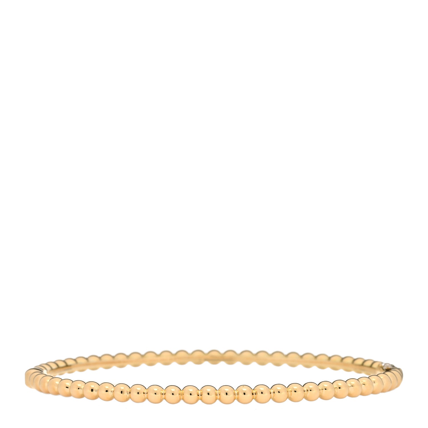 Van Cleef & Arpels 18K Yellow Gold Perlee Pearls of Gold Bracelet L 2 of 4