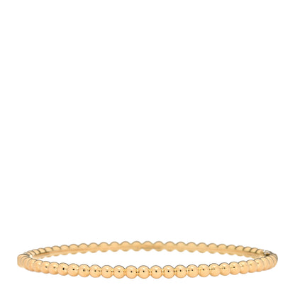 Van Cleef & Arpels 18K Yellow Gold Perlee Pearls of Gold Bracelet L 2 of 4