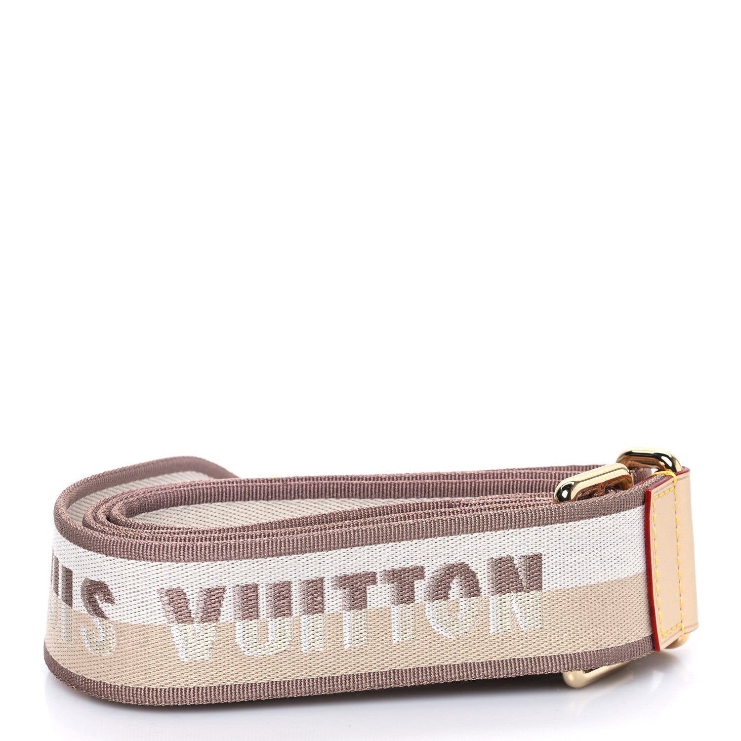 Louis Vuitton Jacquard Speedy Bandouliere 20 Shoulder Strap Beige 2 of 3