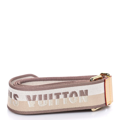 Louis Vuitton Jacquard Speedy Bandouliere 20 Shoulder Strap Beige 2 of 3