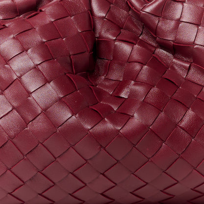 Bottega Veneta Nappa Maxi Intrecciato The Pouch Oversized Clutch Bordeaux 9 of 11