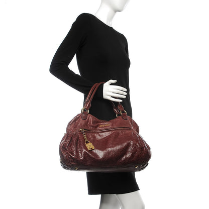 Miu Miu Nappa Medium Charm Satchel Ribes 2 of 19