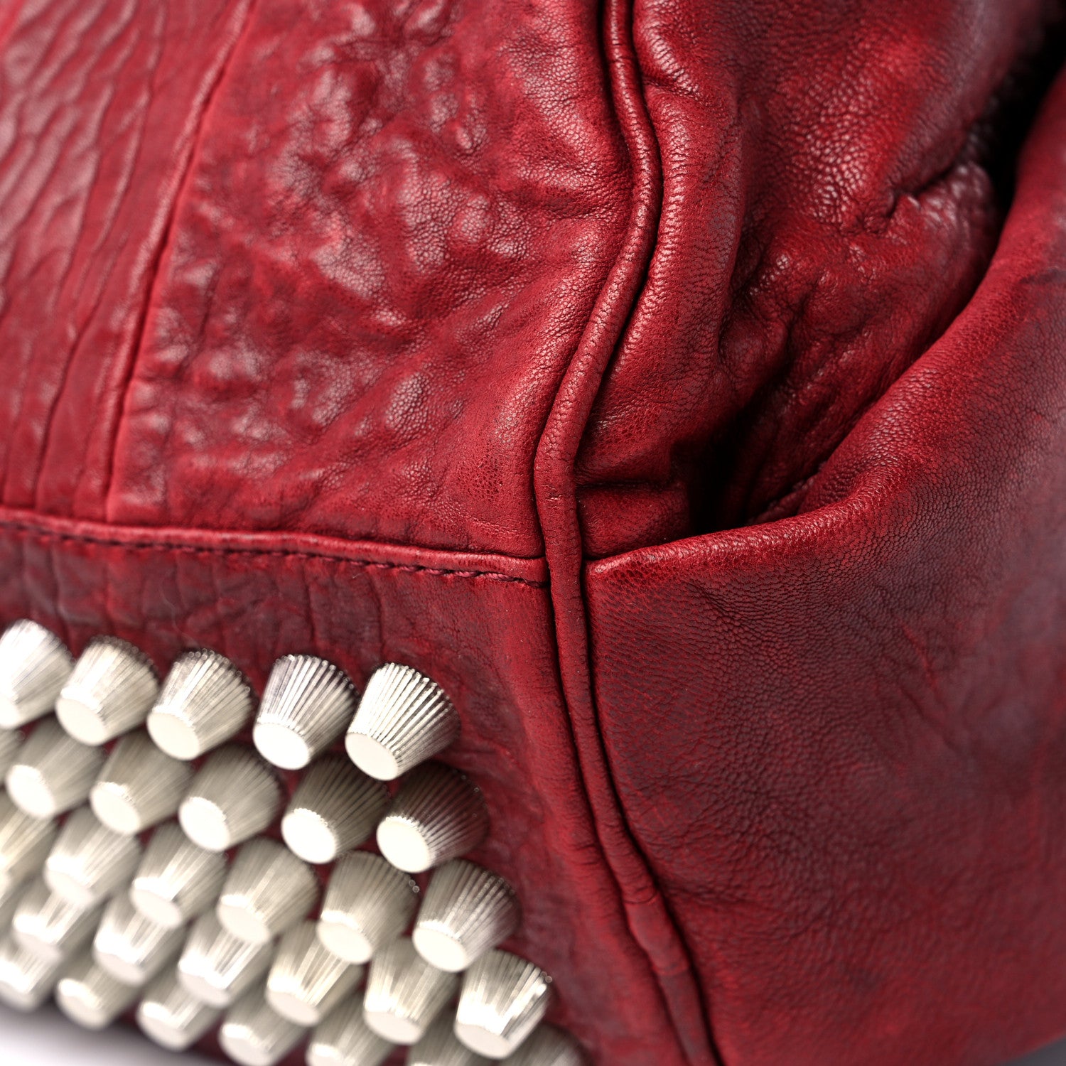 Alexander Wang Pebbled Lambskin Rocco Spice Silver Hardware 8 of 12