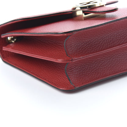 Gucci Dollar Calfskin Small Interlocking G Shoulder Bag Red 6 of 10