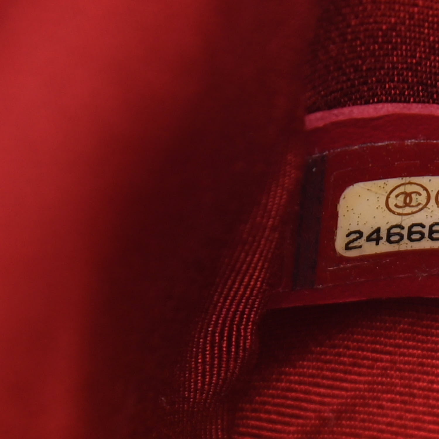 Chanel Aged Calfskin Chevron Quilted Medium Jacket Boy Flap Red 7 of 11