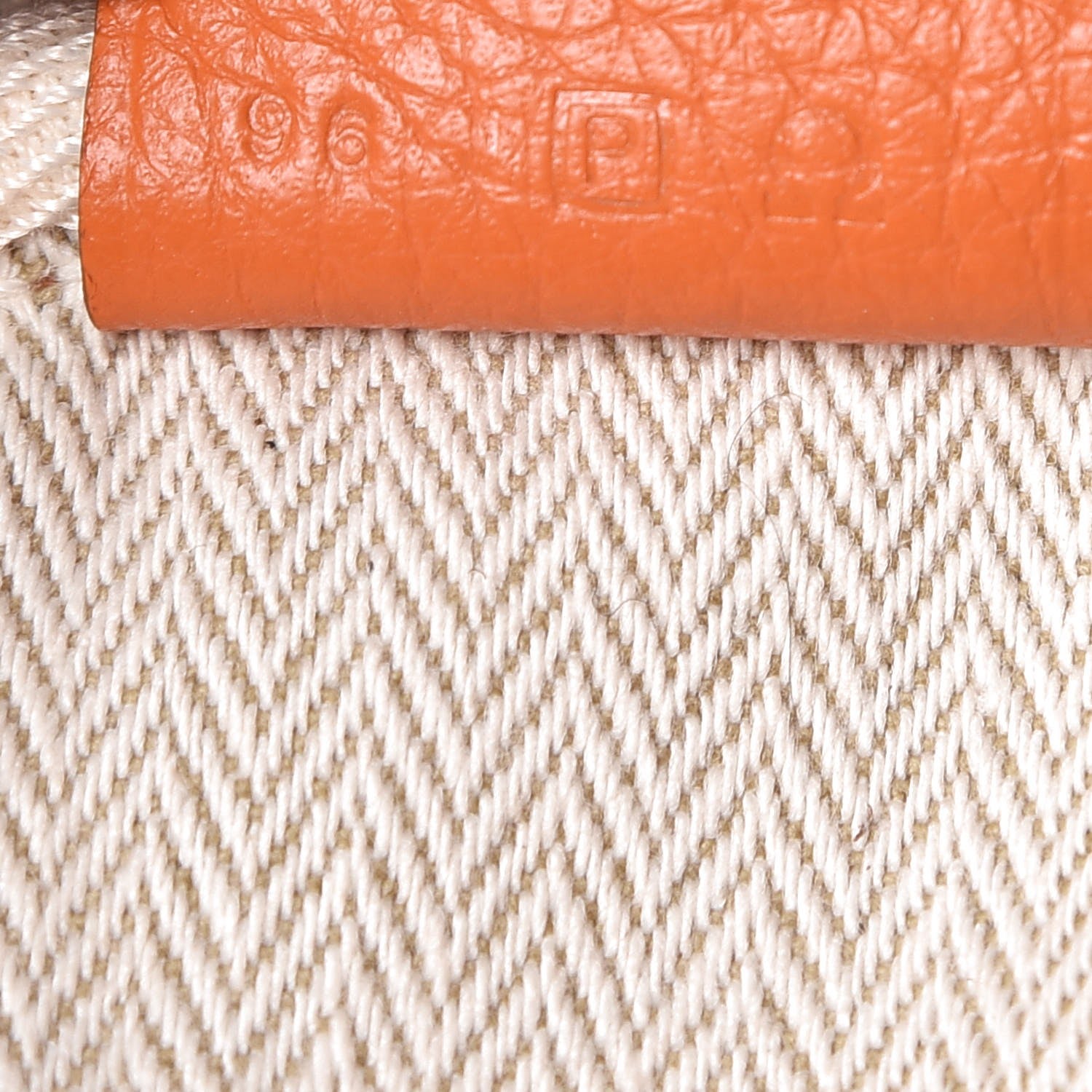 Hermes Taurillon Clemence Victoria II 35 Orange 7 of 12