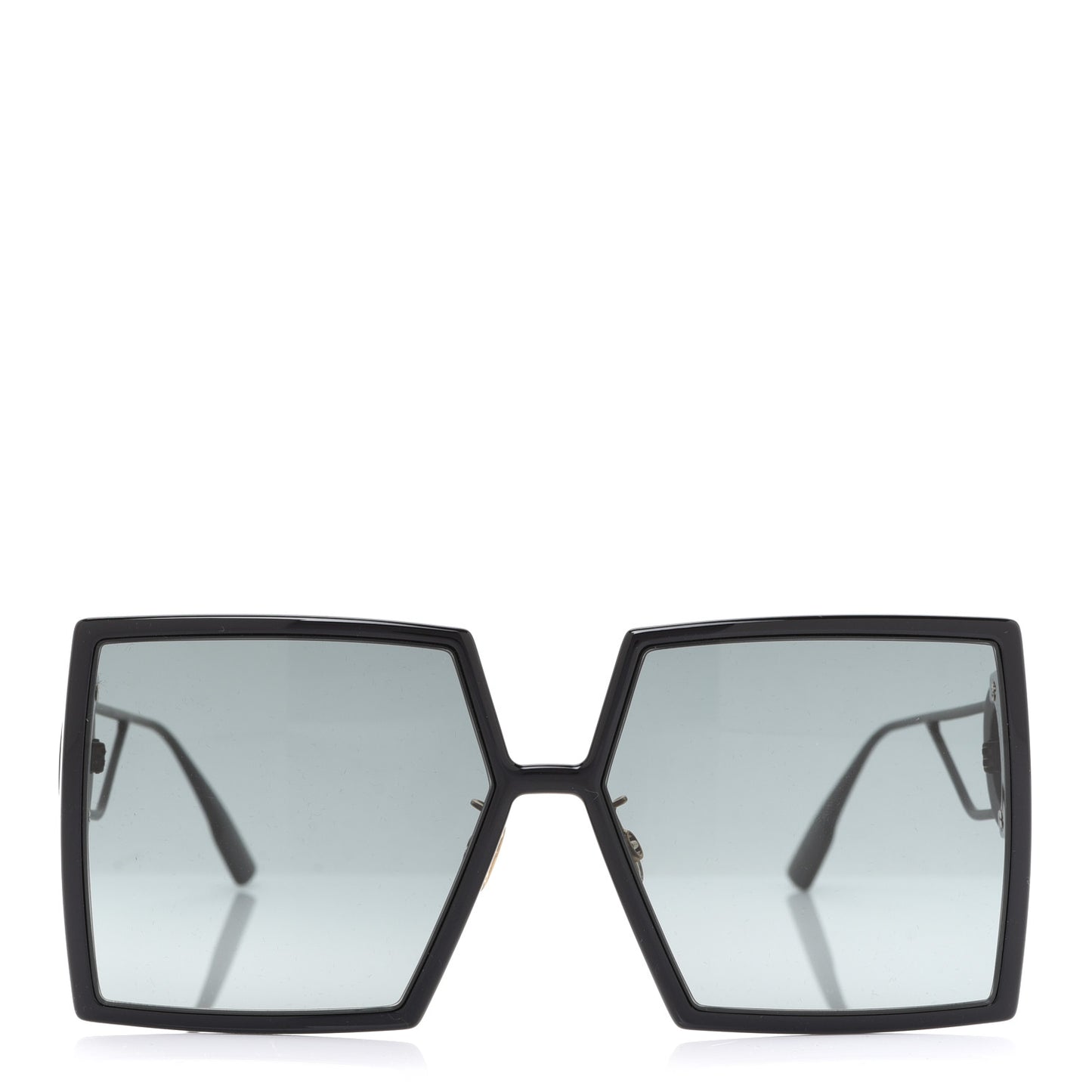Square 30 Montaigne Sunglasses Black