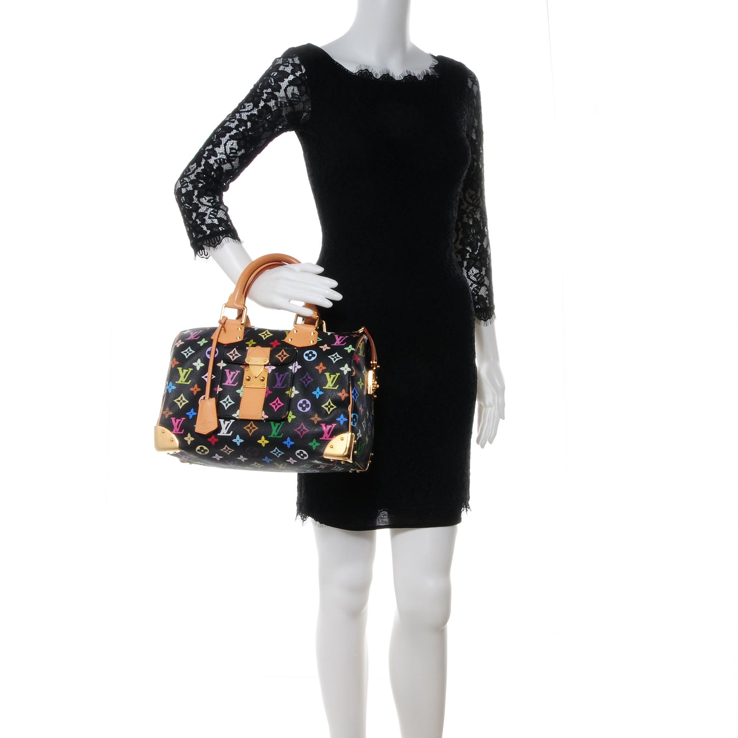 Monogram Multicolor Speedy 30 Black