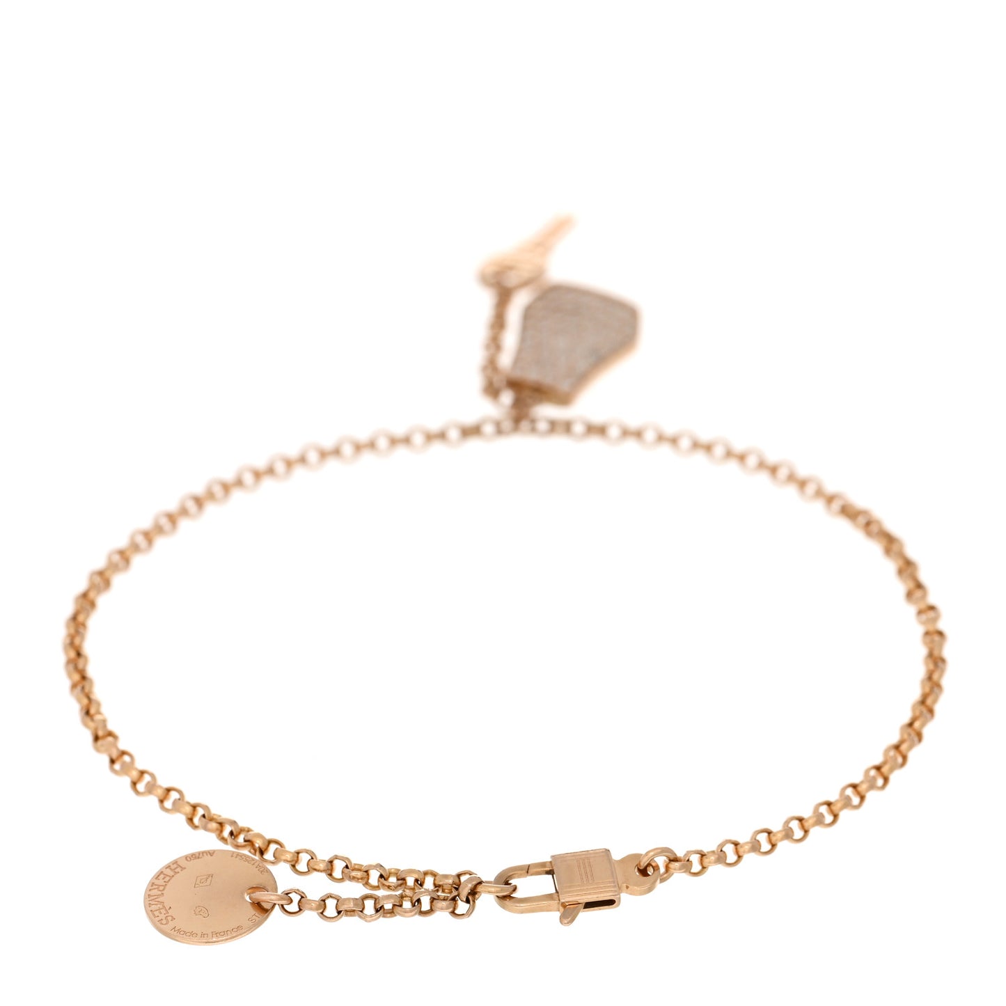 18K Rose Gold Diamond PM Kelly Clochette Bracelet ST