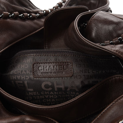 Chanel Calfskin Chain Hobo Brown 8 of 11