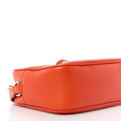 Gucci Pebbled Calfskin Small Soho Disco Bag Sun Orange 10 of 11