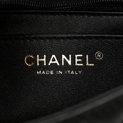Chanel Lambskin Quilted Mini Crystal Top Handle Rectangular Flap Black 6 of 11