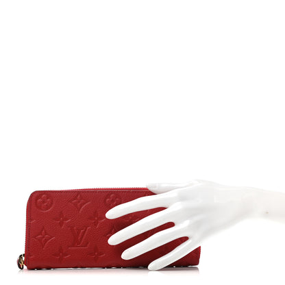 Louis Vuitton Empreinte Clemence Wallet Cherry 2 of 7