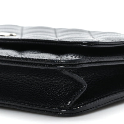 Chanel Caviar Quilted Wallet on Chain WOC Black 10 of 10