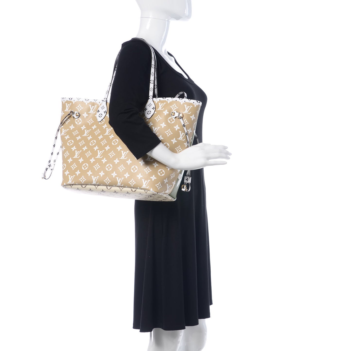 Monogram Giant Neverfull MM Kaki