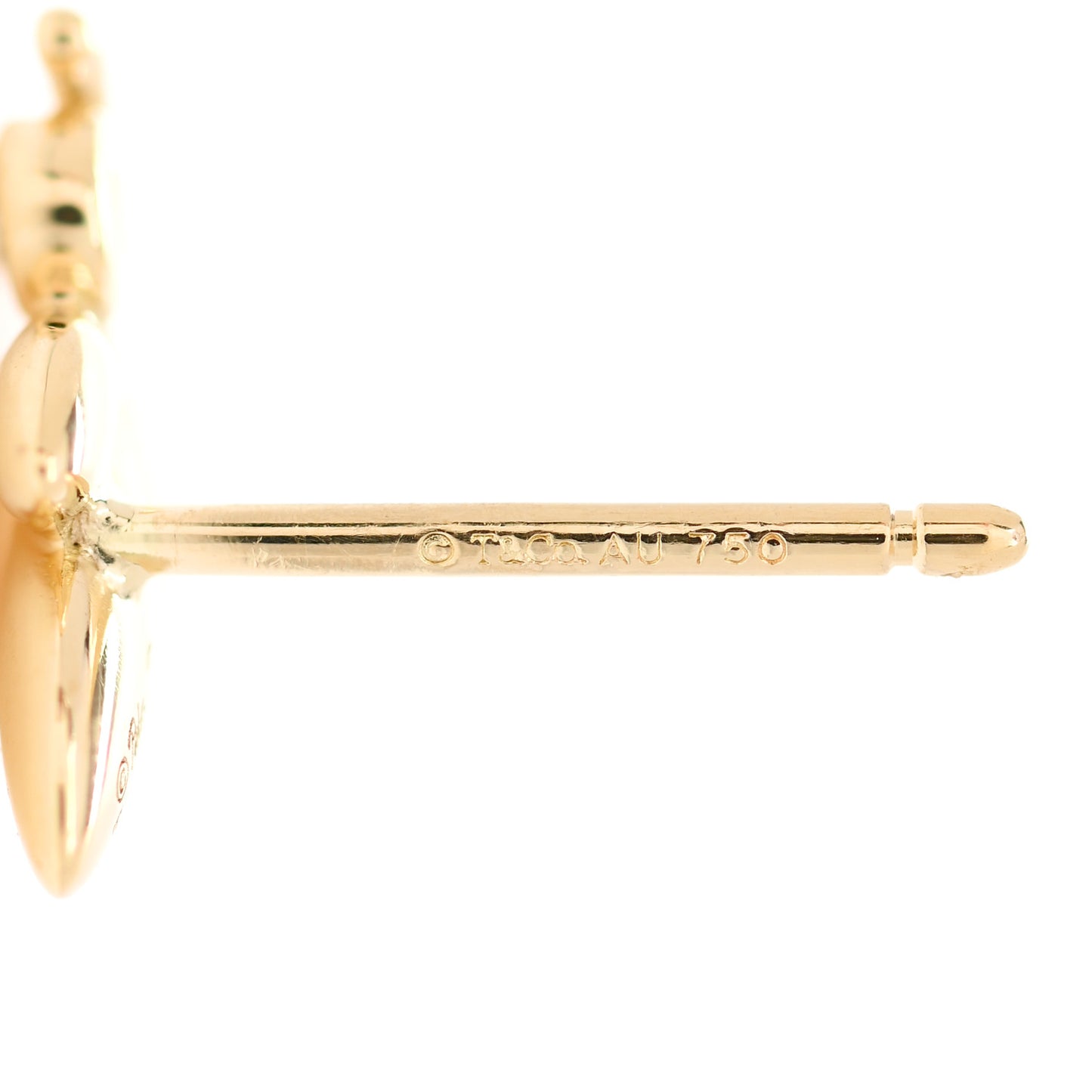 18K Yellow Gold Diamond Paloma Picasso Olive Leaf Earrings