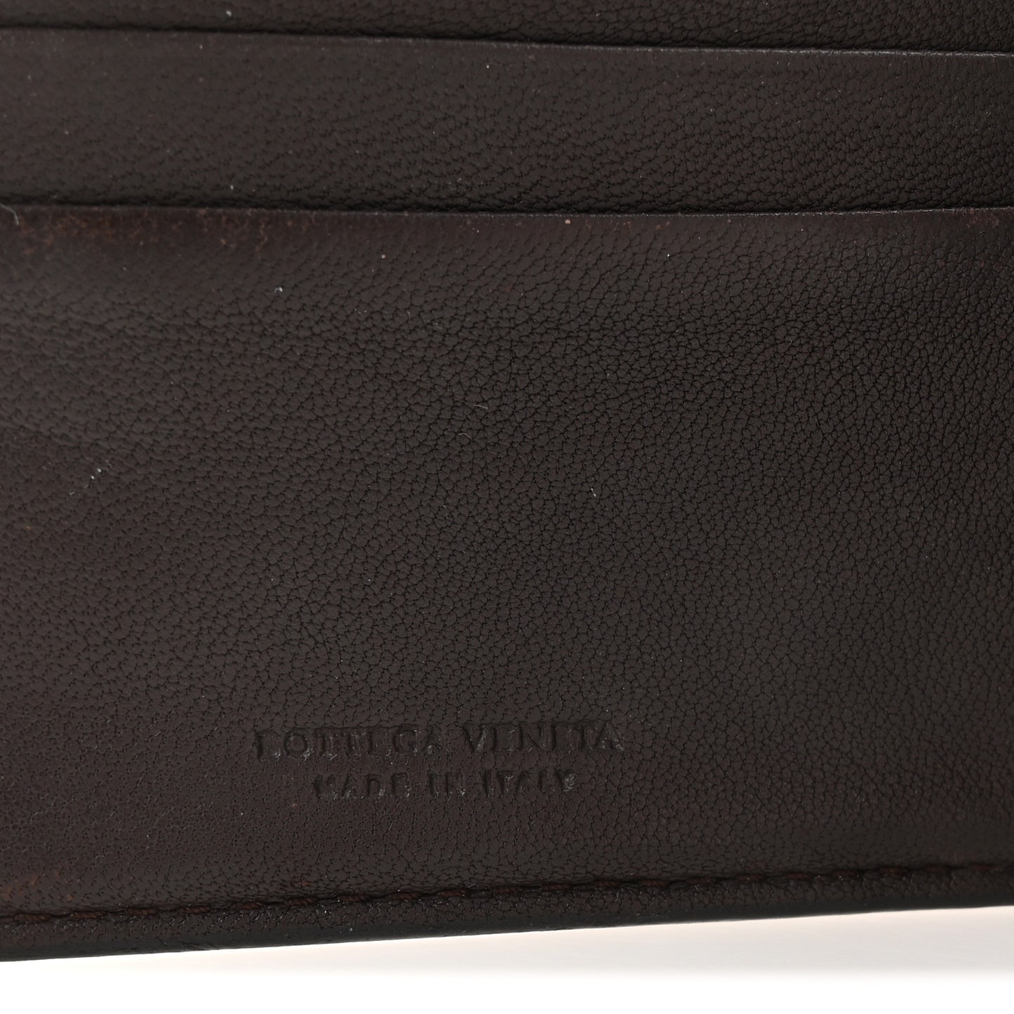 Nappa Intrecciato Bi-Fold Wallet Ebene
