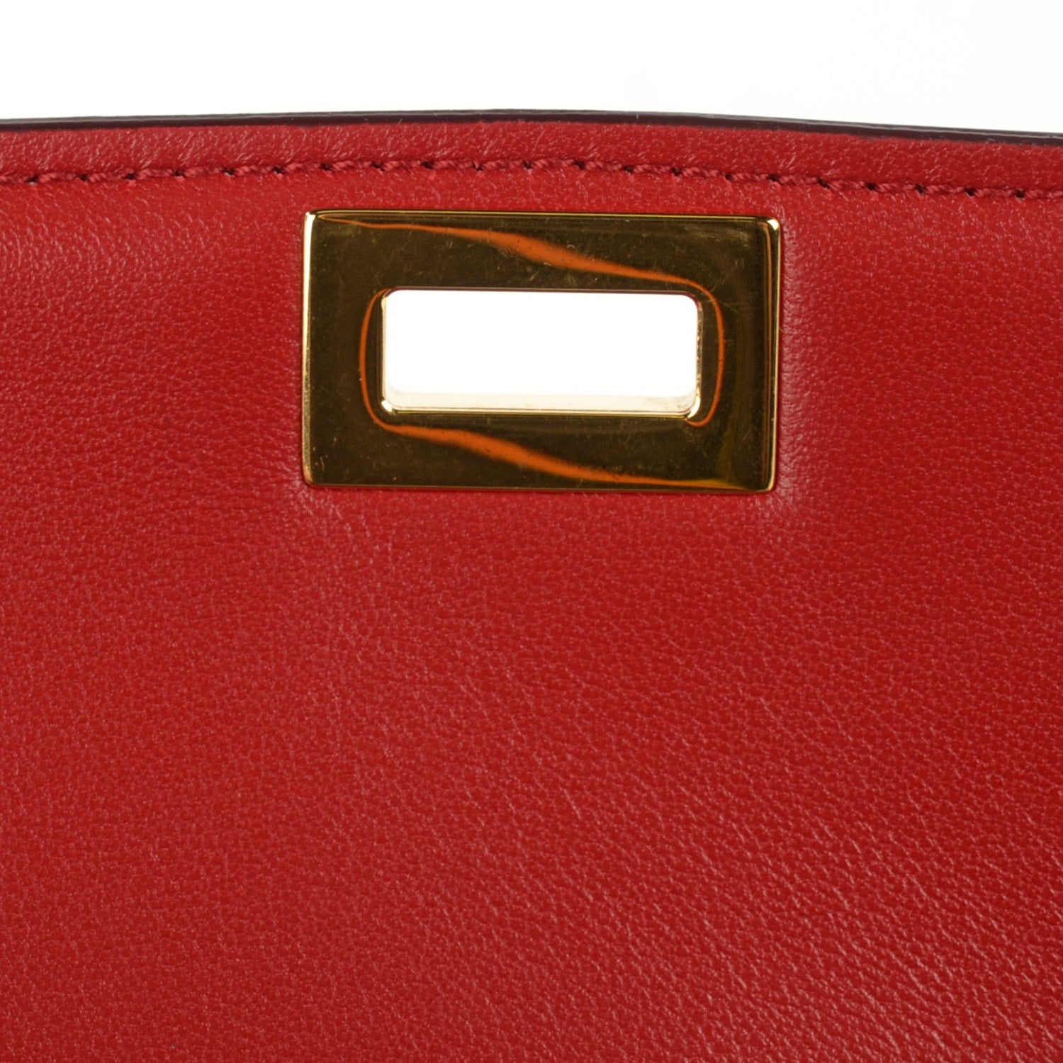 Celine Box Calfskin Medium Classic Box Flap Bag Red 2 of 10