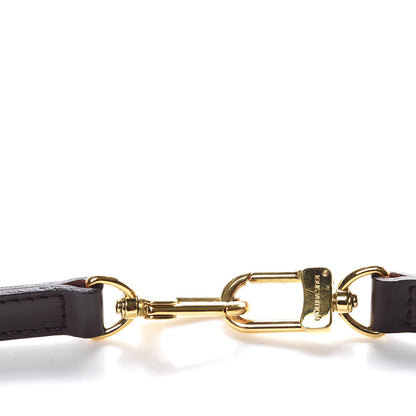 Louis Vuitton Calfskin 16mm Adjustable Shoulder Strap Brown 3 of 4