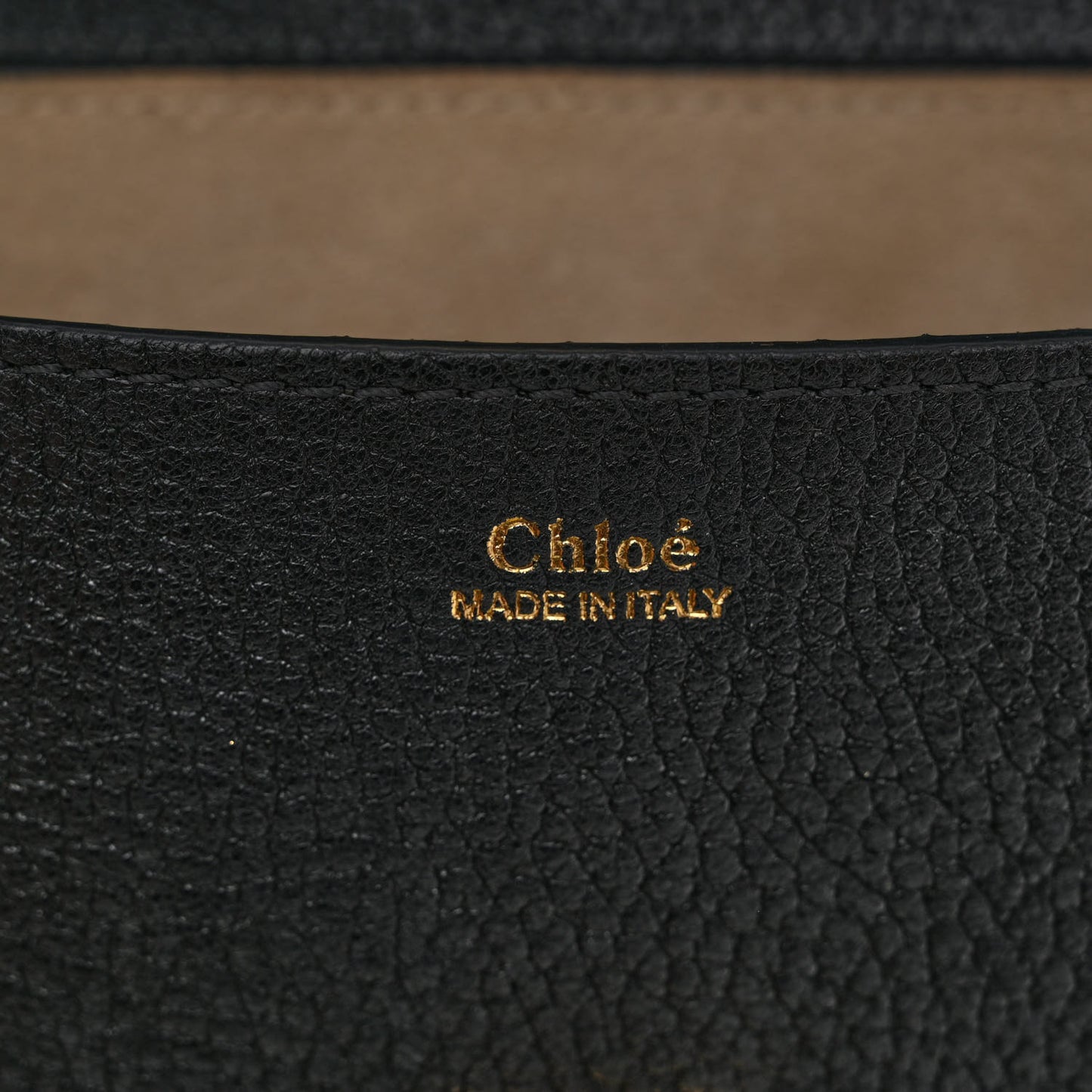 Grained Lambskin Drew Shoulder Bag Black