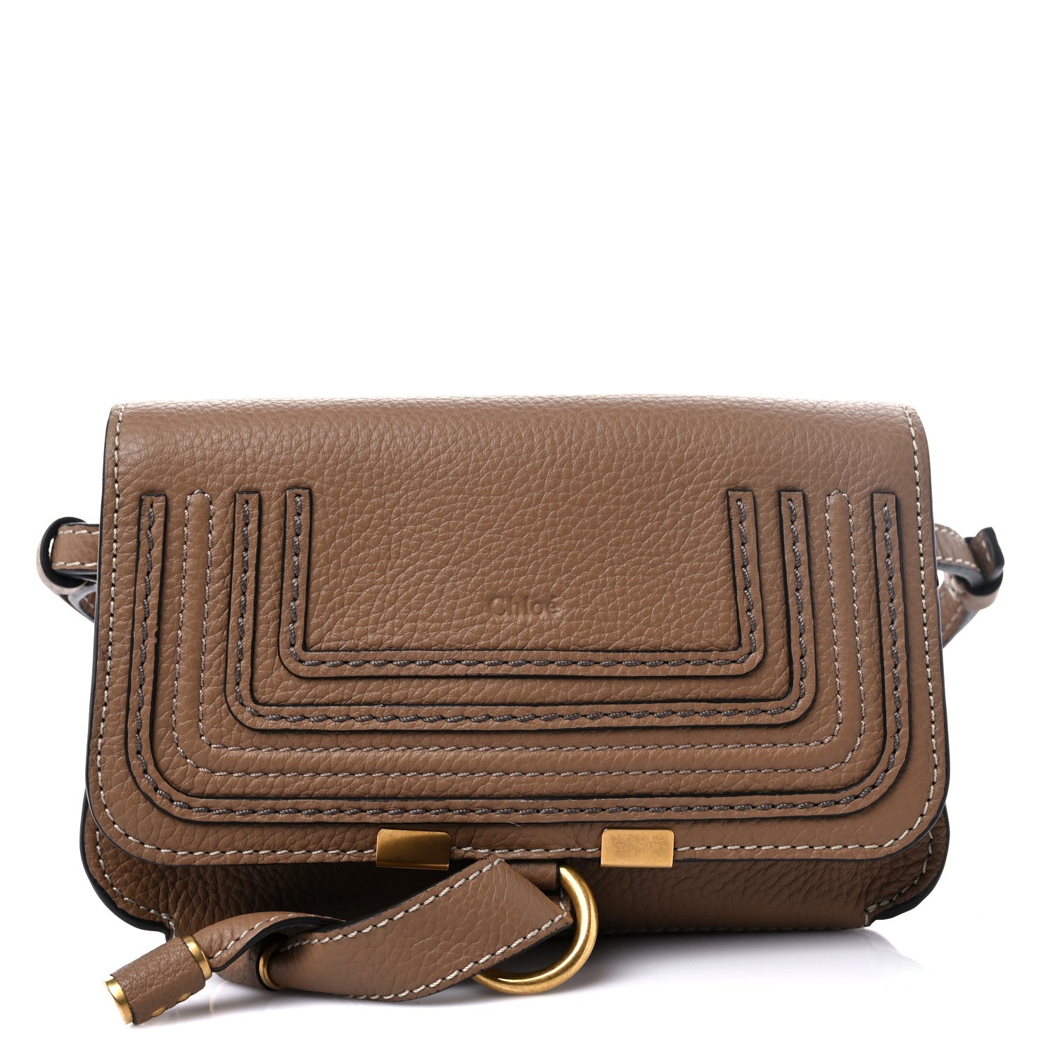 Chloe Calfskin Marcie Belt Bag Nut 1 of 7