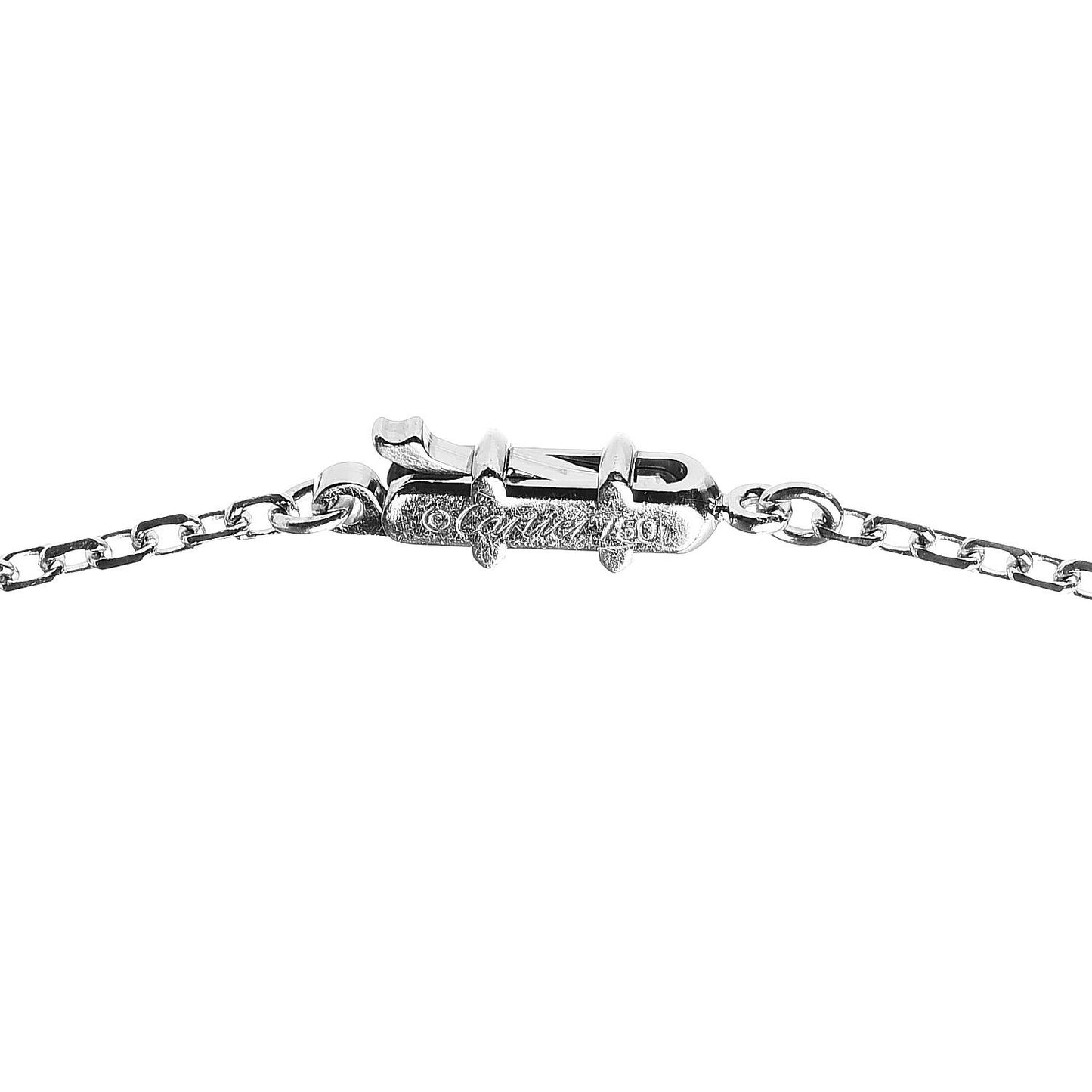 18K White Gold Diamond Himalia Pendant Necklace