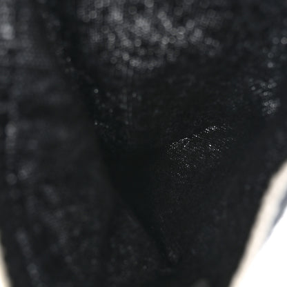 Chanel Cashmere Silk CC Beanie Hat Black White 4 of 5