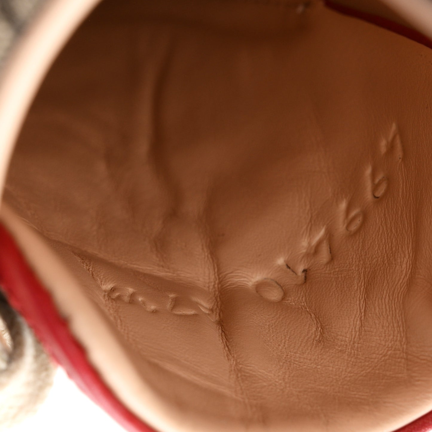 GG Supreme Monogram Womens Ace Low-Top Sneaker 37.5 Beige