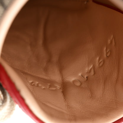 Gucci GG Supreme Monogram Womens Ace Low-Top Sneaker 37.5 Beige 9 of 10