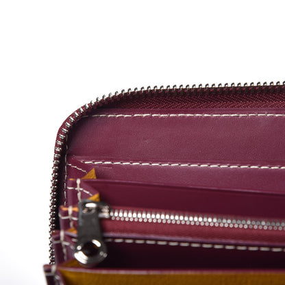 Goyard Goyardine Matignon Zip Around GM Wallet Burgundy 7 of 7