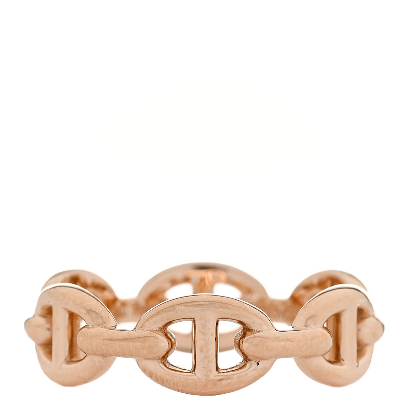 18K Rose Gold PM Chaine d'Ancre Enchainee Ring 52 6