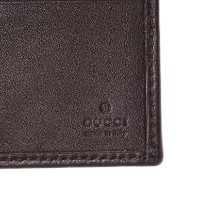 Gucci Guccissima Web Bi-fold Wallet Dark Brown 5 of 7
