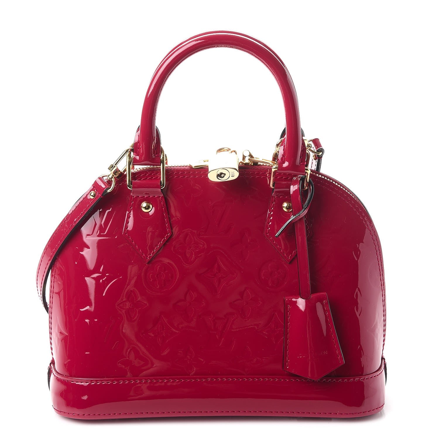Louis Vuitton Vernis Alma BB Rose Indien 1 of 8