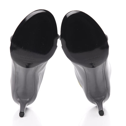 Balenciaga Lambskin Bi-Color Open Toe Glove Sandal 38 Grey 5 of 8