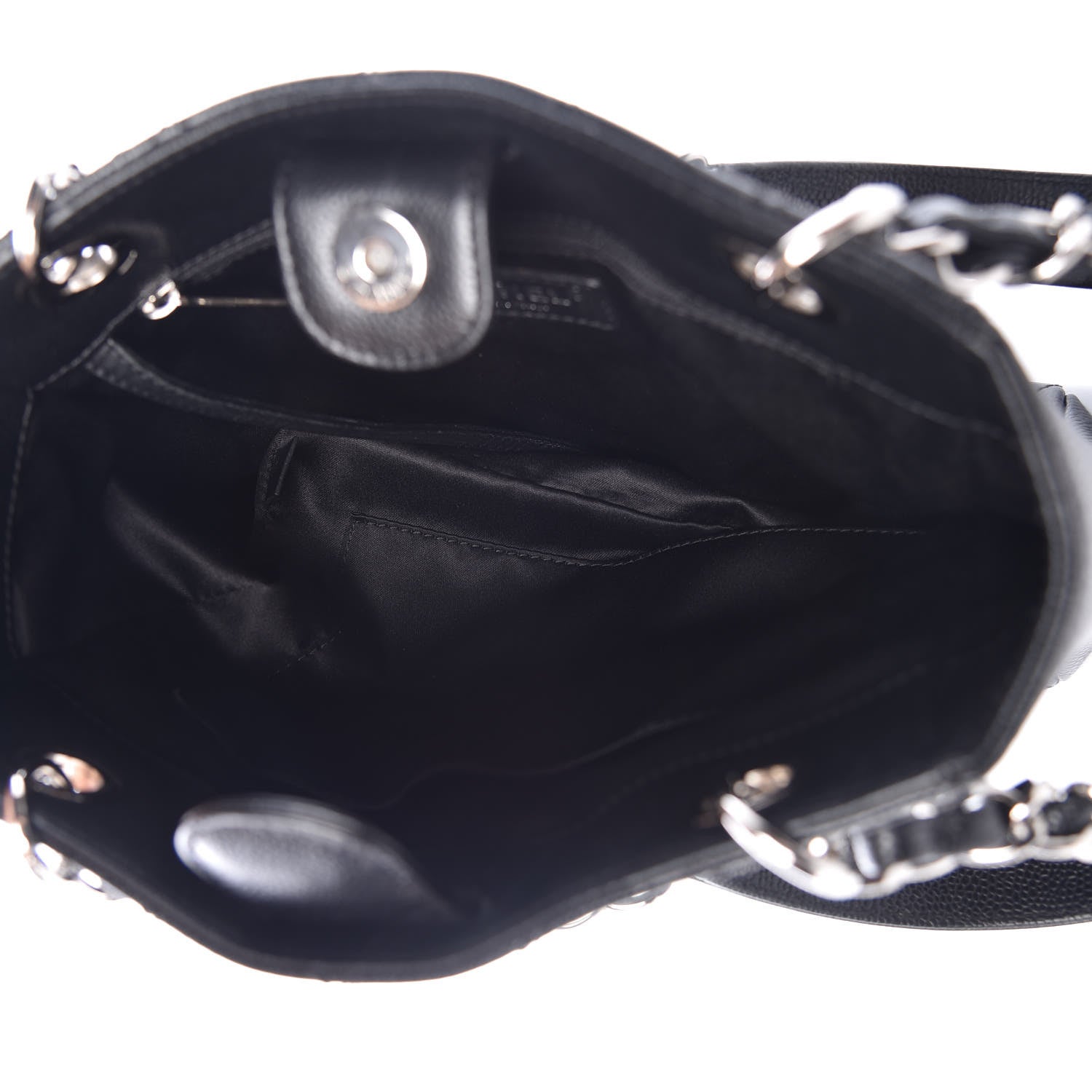 Chanel Caviar Quilted Petit Shopping Tote PST Black 5 of 9
