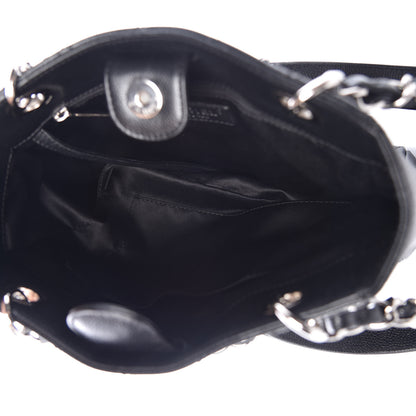 Chanel Caviar Quilted Petit Shopping Tote PST Black 5 of 9