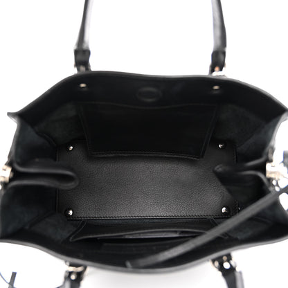 Balenciaga Calfskin Papier Mini A4 Zip Around Tote Black 6 of 12