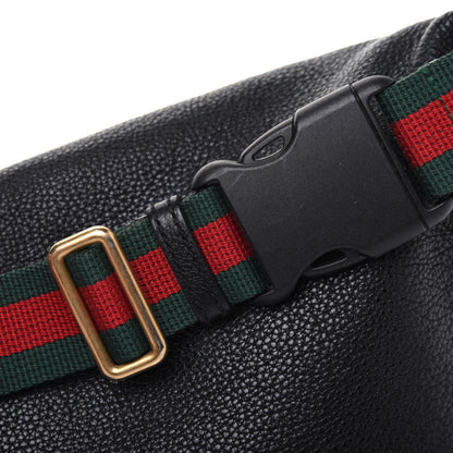 Gucci Grained Calfskin Logo Belt Bag Black 16 of 16