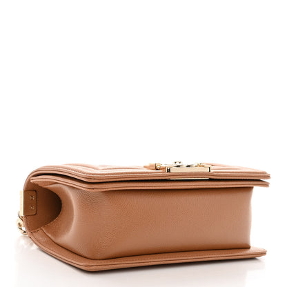 Chanel Caviar Quilted Small Boy Flap Brown 4 of 11