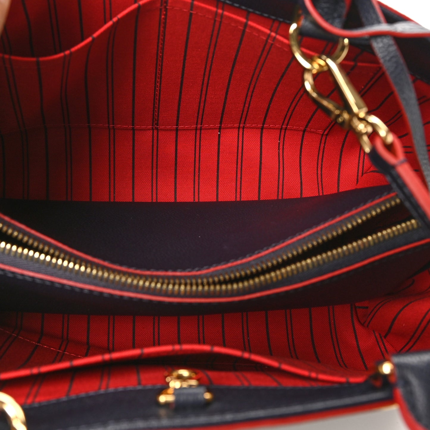 Empreinte Montaigne MM Marine Rouge