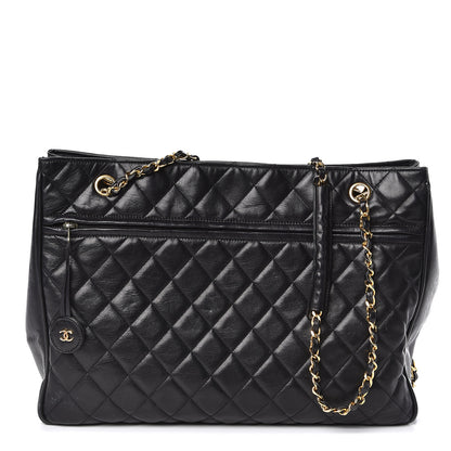 Chanel Lambskin Quilted Shoulder Bag Black 1 of 12