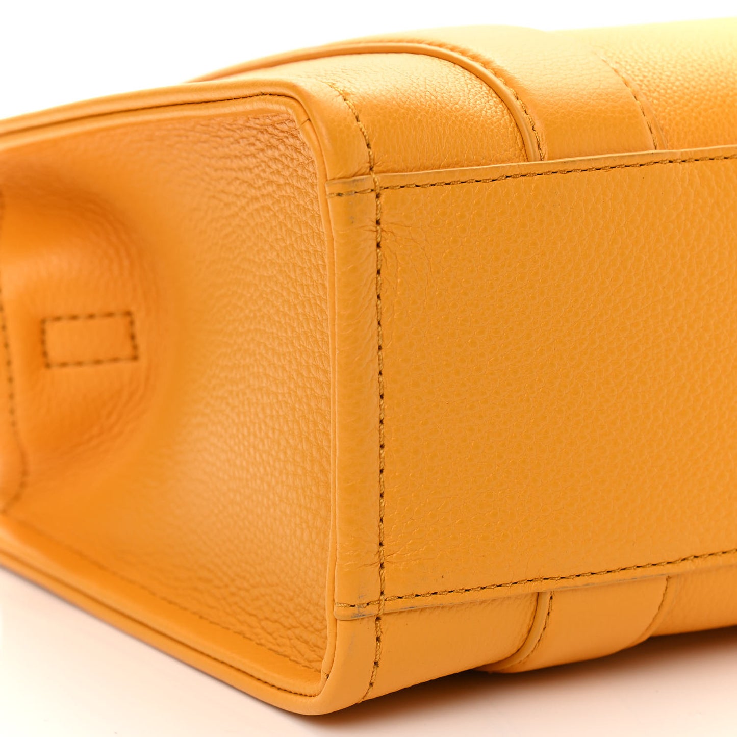 Grained Calfskin Small The Tote Bag Artisan Gold
