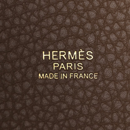 Hermes Taurillon Clemence Picotin Lock 18 PM Etoupe 6 of 11