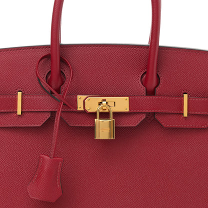 Hermes Epsom Birkin 30 Rouge Grenat 8 of 14
