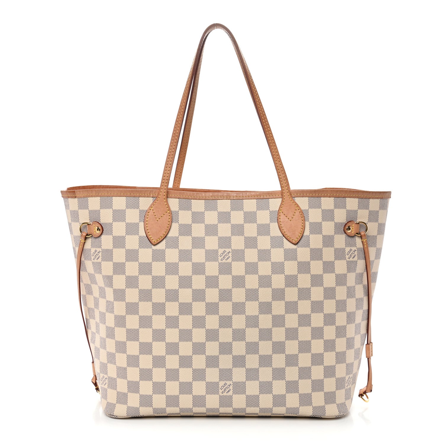 Louis Vuitton Damier Azur Neo Neverfull MM Rose Ballerine 1 of 12