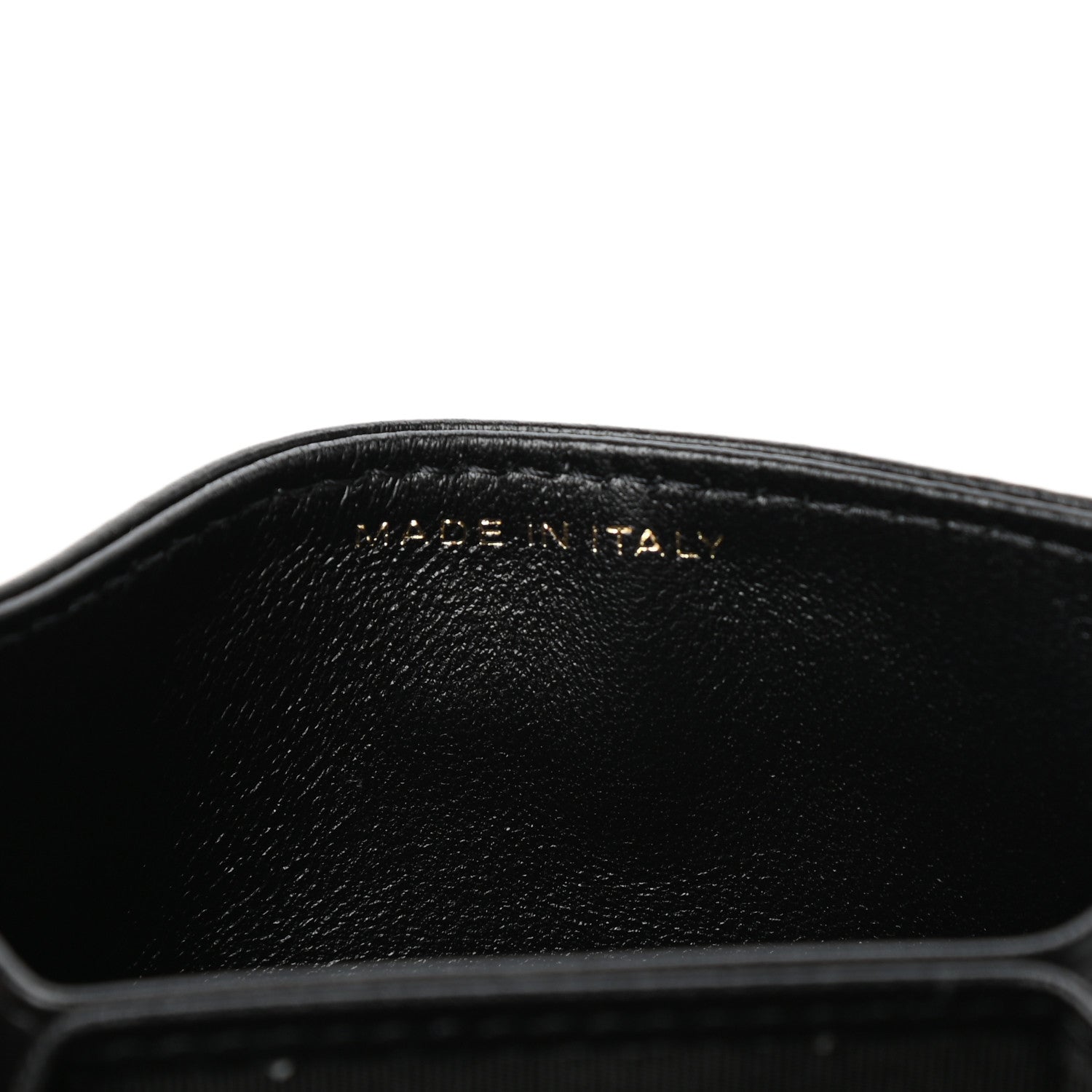 Chanel Lambskin Quilted My Chanel Lady Card Holder On Chain Black 7 of 10