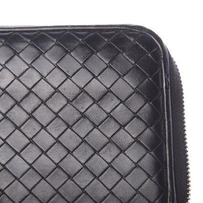 Bottega Veneta Nappa Intrecciato Zip Around Wallet Black 10 of 13