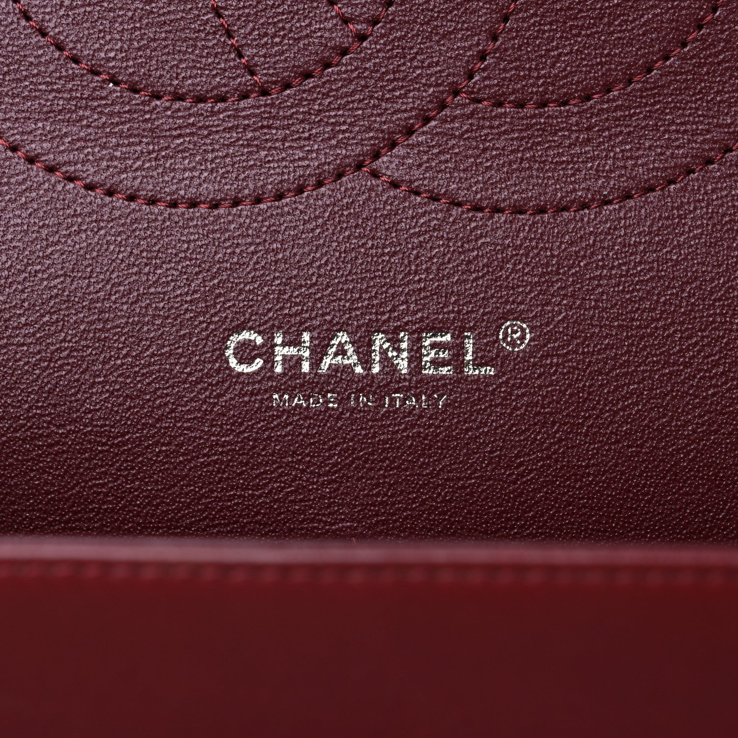 Chanel Lambskin Quilted Jumbo Double Flap Burgundy 6 of 16