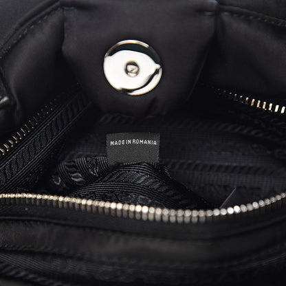 Prada Tessuto Nylon Bomber Tote Black 7 of 10