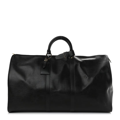 Louis Vuitton Epi Keepall 55 Black 1 of 9